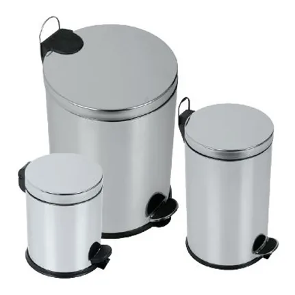 40 Litre Pedallı Çöp Kovası Paslanmaz