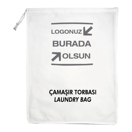 Baskılı Tela Çamaşır Torbası