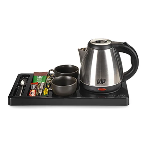 Evora Siyah ABS Otel Tipi Kettle Seti ve Kettle 1.2 LT