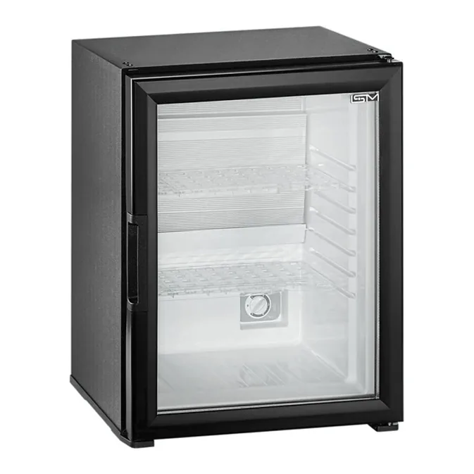 ISM Cam Kapılı Siyah Otel Tipi Minibar SM30ECO 30 LT