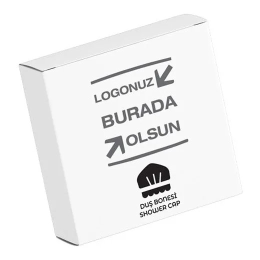 Logo Baskılı Kutulu Duş Bonesi