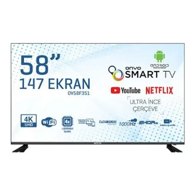 Onvo OV58F351 58 İnç Android Smart Otel Tipi LED Tv